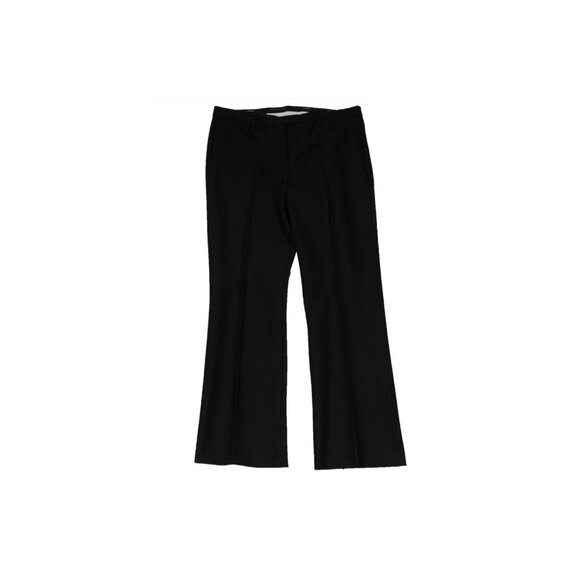 S Max Mara Womens Fatina Pants US 12 IT 46 Black Viscose Cotton Trousers Slacks - Picture 10 of 10